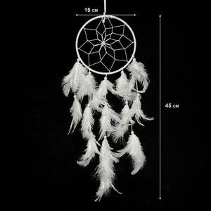 Asian Hobby Crafts Dream Catcher Wall Hanging - Snowfall (45x15cm) - Home Decor Lo