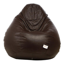 Load image into Gallery viewer, Sattva Classic Bean Bag filled with beans - XXXL Size - Brown Colour - Home Decor Lo