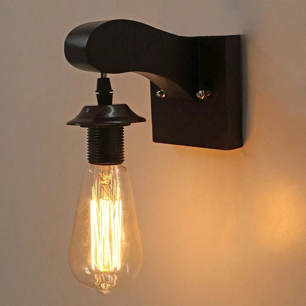 Whiteray Vintage Type Decorative Traditional Wall Light (with Filament Bulb) - Home Decor Lo