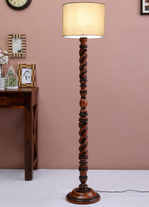 Beverly Studio Galina Wooden Floor Lamp - Home Decor Lo