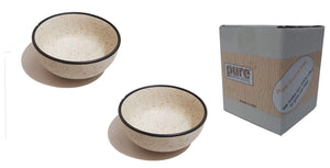 Pure Source India Ceramic Bowl Lead Free Suitable to use As Chatni Bowl,Soup Bowl,Vegetable Bowl etc.(Set of 6 pcs) - Home Decor Lo