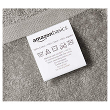 Load image into Gallery viewer, AmazonBasics Cotton Hand Towel - Pack of 12, Grey - Home Decor Lo