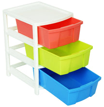 Load image into Gallery viewer, Aristo Multipurpose 3 Drawer Plastic Modular Chest Storage Organizer - Home Decor Lo