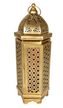 Load image into Gallery viewer, Generic Safina| Diwali/Christmas New Tear/Event/Festive Celebration Hanging Cum Standing Lantern in Gold Color - Home Decor Lo
