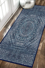 Load image into Gallery viewer, Status 3D Printed Perfect Home Rugs Carpet for Living Area | Rug and Carpet for Bedroom |Rug and Carpet for Dining Table Rug Floor Carpet with Anti Slip Backing (22 x 55, Navy Blue) - Home Decor Lo