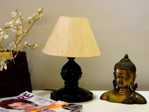 Tu Casa Conical Shade Table Lamp (Khadi) - Home Decor Lo