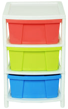 Load image into Gallery viewer, Aristo Multipurpose 3 Drawer Plastic Modular Chest Storage Organizer - Home Decor Lo
