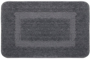 Saral Home Soft Microfiber Bathmat, 45x70cm (Grey) - Set of 2 - Home Decor Lo