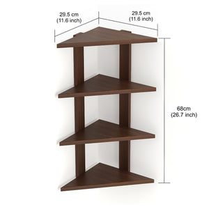Wudville Braine Wall Corner Shelf/Display Rack - Home Decor Lo