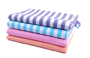 Sathiyas 480 GSM 4 Piece Bath Cotton Towel - Home Decor Lo