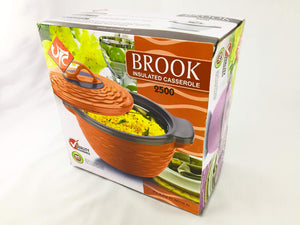 UTC Brook-2500 Designer Food Safe Serving Casserole Hot Pot, 2500ml (Colour May Vary) - Home Decor Lo