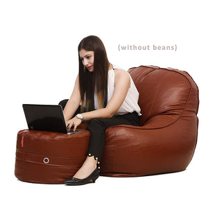 Luxury Bean Bag Cover with Footrest - Home Decor Lo
