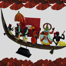 Load image into Gallery viewer, Wrought Iron Traditional Onam Boat Race Wall Decor