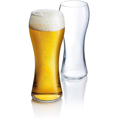 Clear Classic Pilsner Brasserie Beer Glass - Home Decor Lo