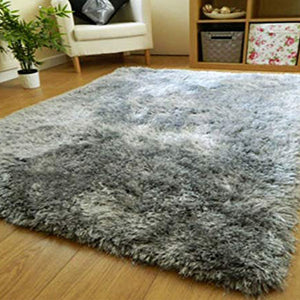 Zeff Furnishing Polyester Anti Slip Shaggy Fluffy Fur Rug - Home Decor Lo